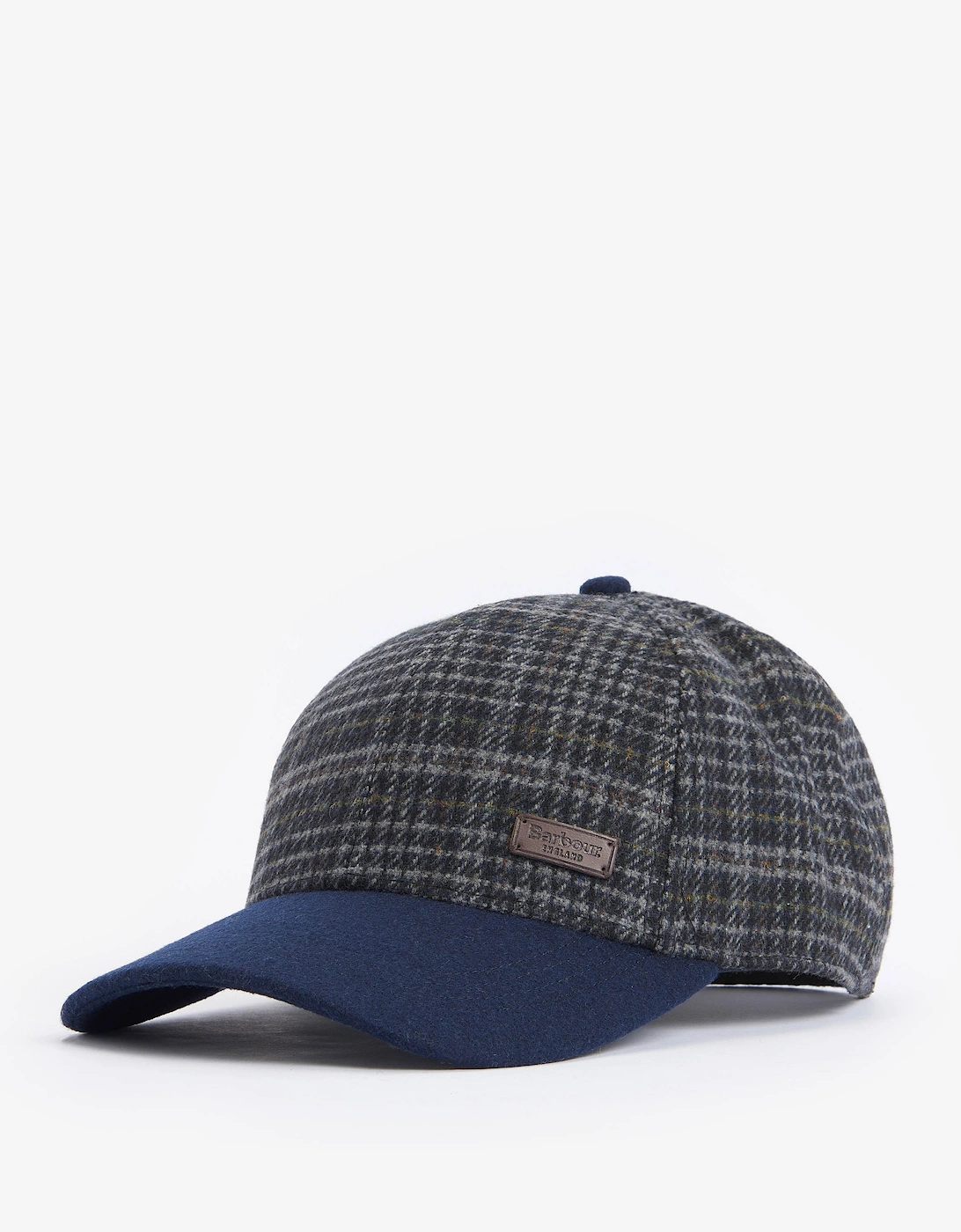 Clyde Mens Cap - Navy/Grey Plaid, 4 of 3