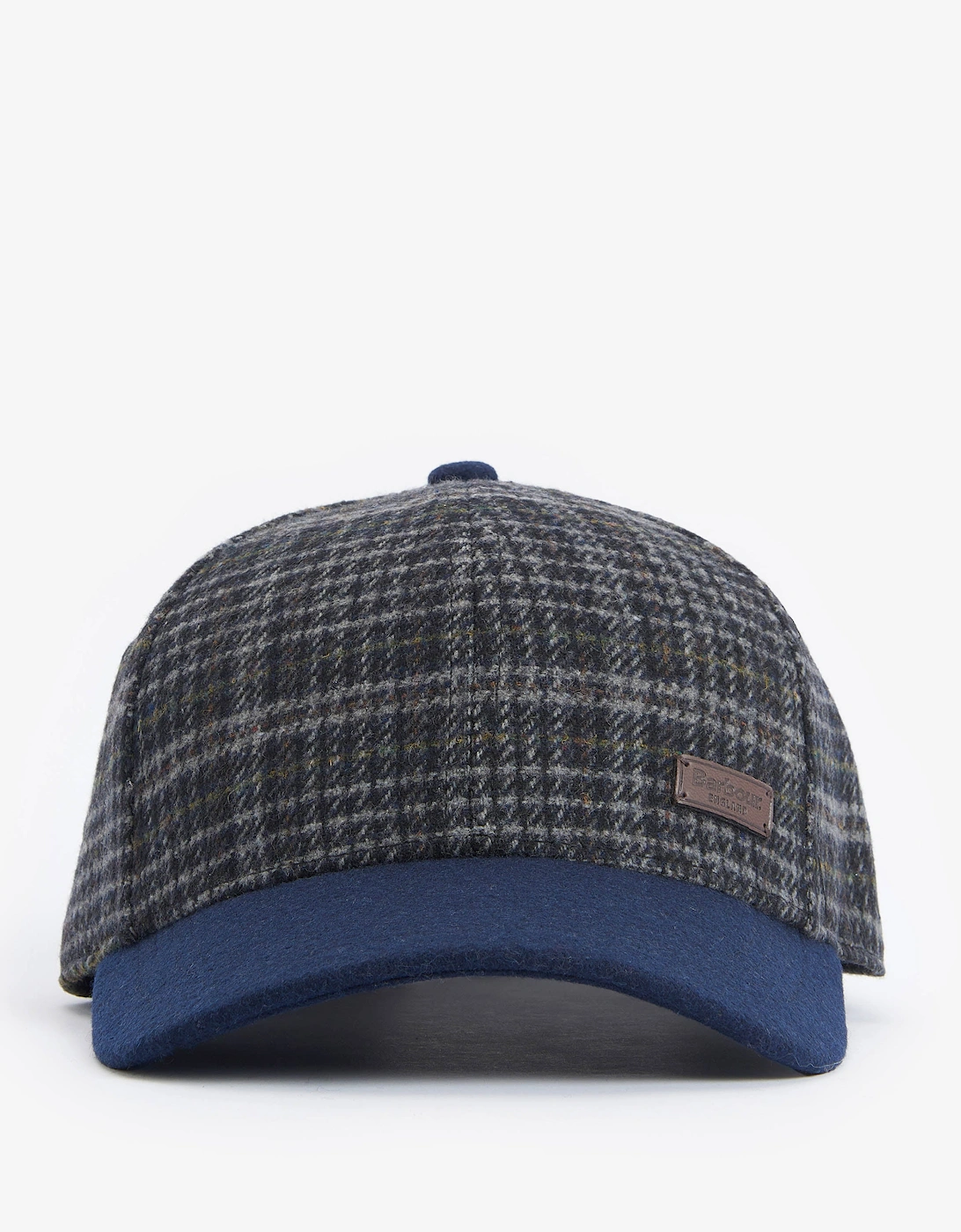 Clyde Mens Cap - Navy/Grey Plaid