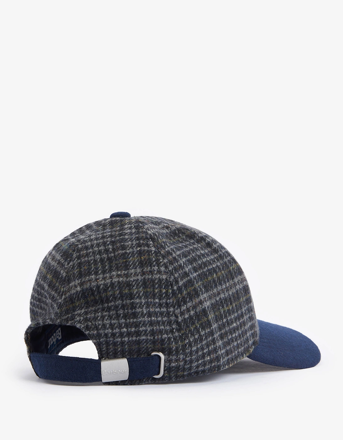Clyde Mens Cap - Navy/Grey Plaid