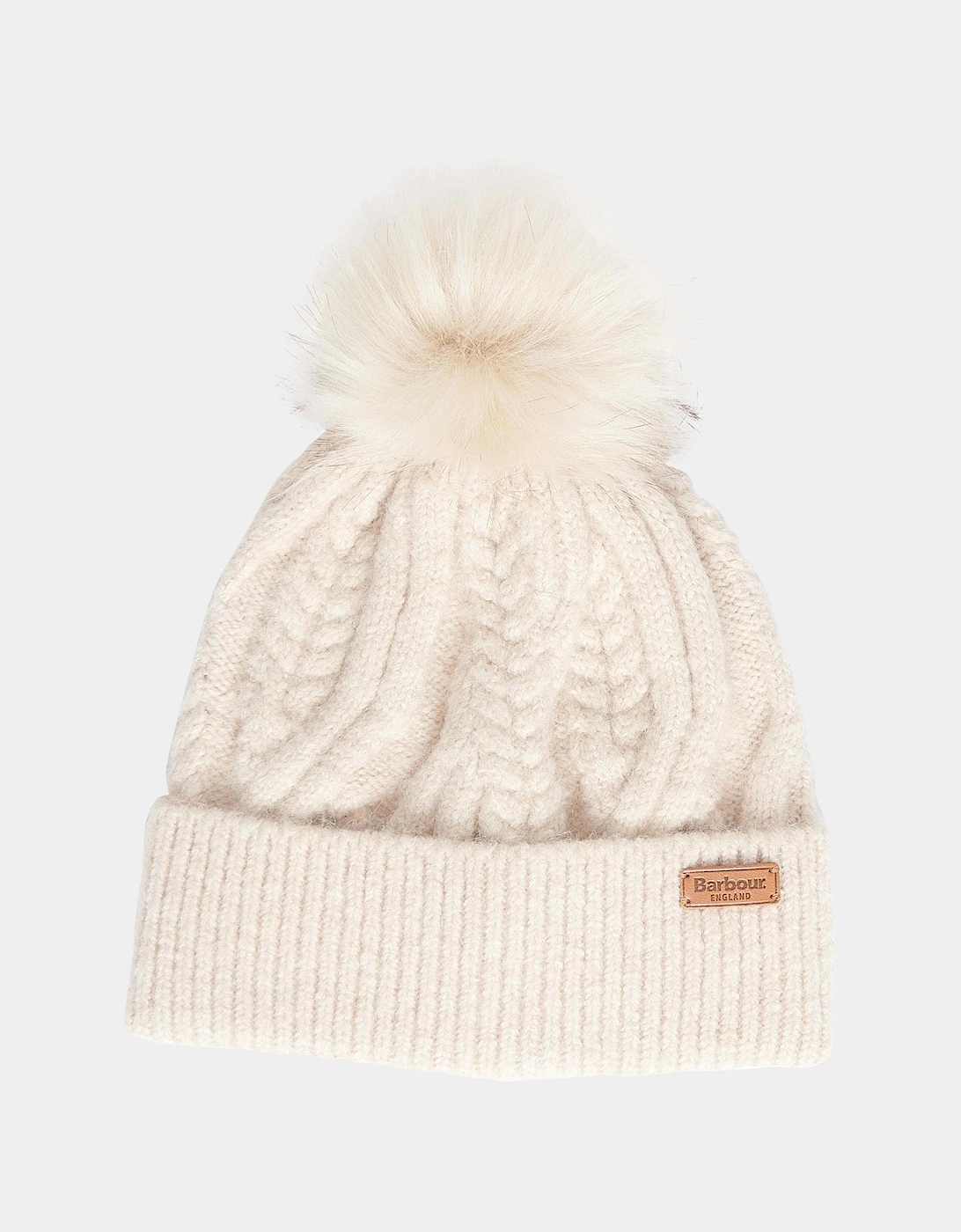 Elsdon Womens Beanie - Eggshell, 2 of 1