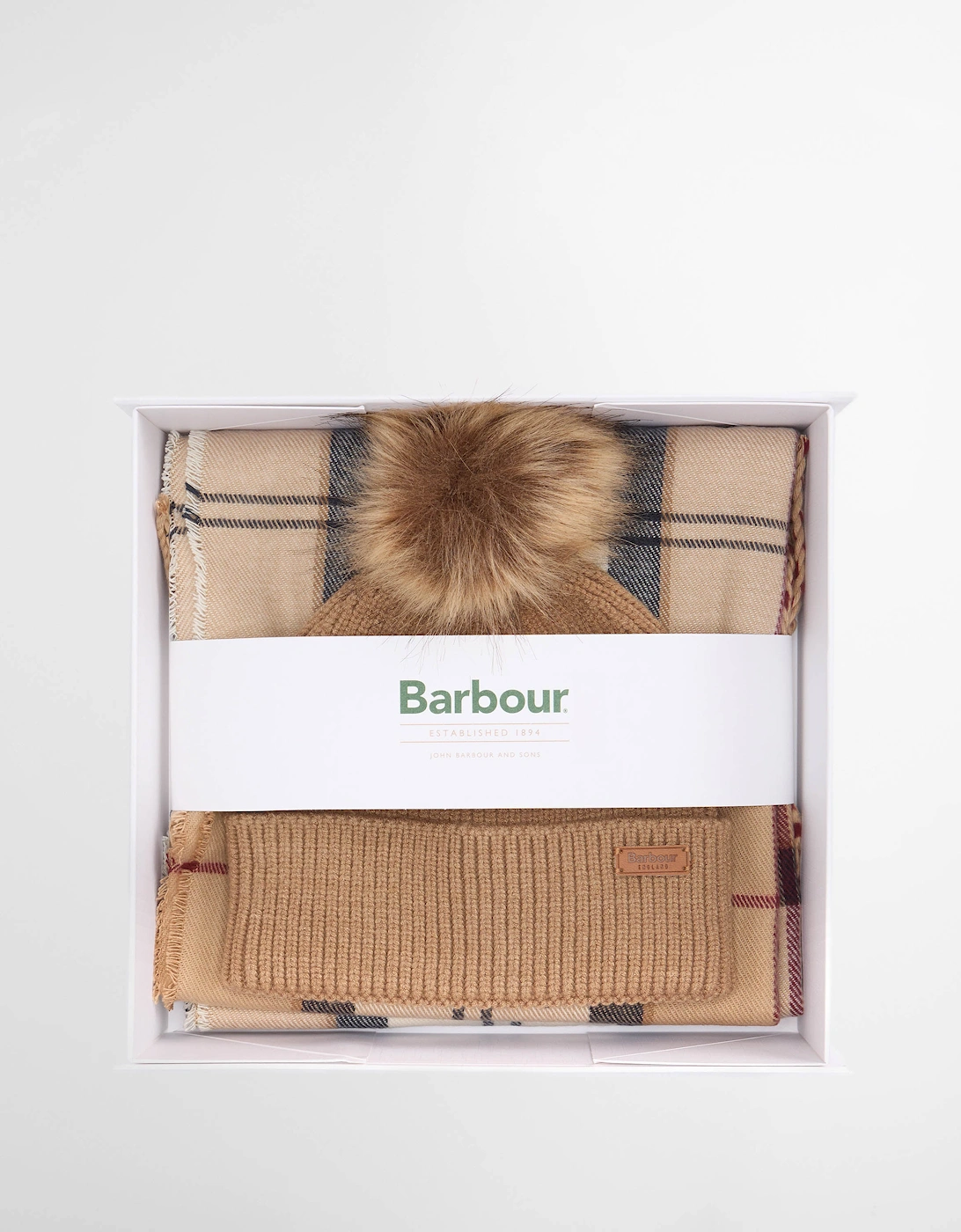 Dover Beanie & Hailes Scarf Gift Set - Hessian Tartan