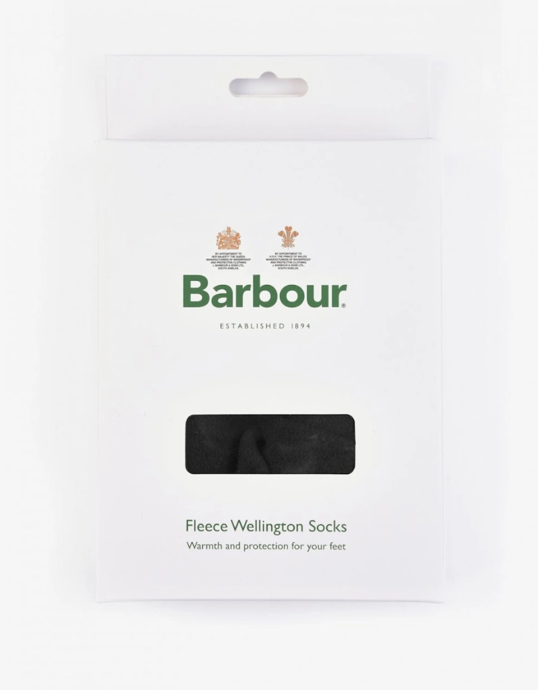 Fleece Wellington Sock - Black