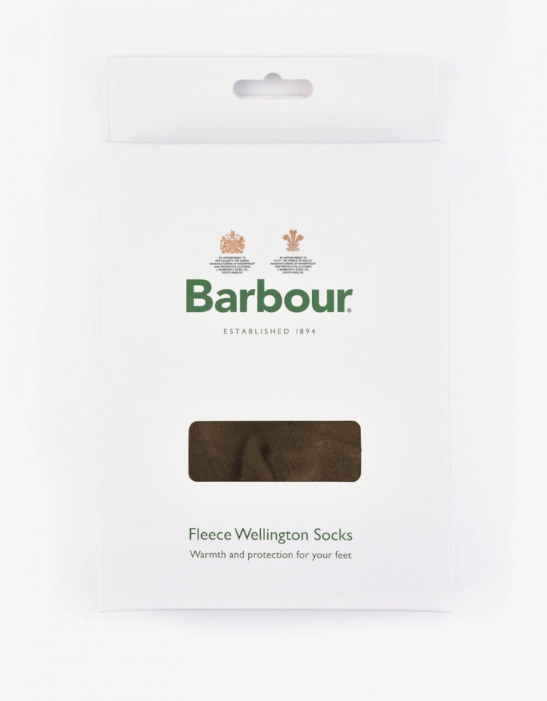 Fleece Wellington Sock - Olive