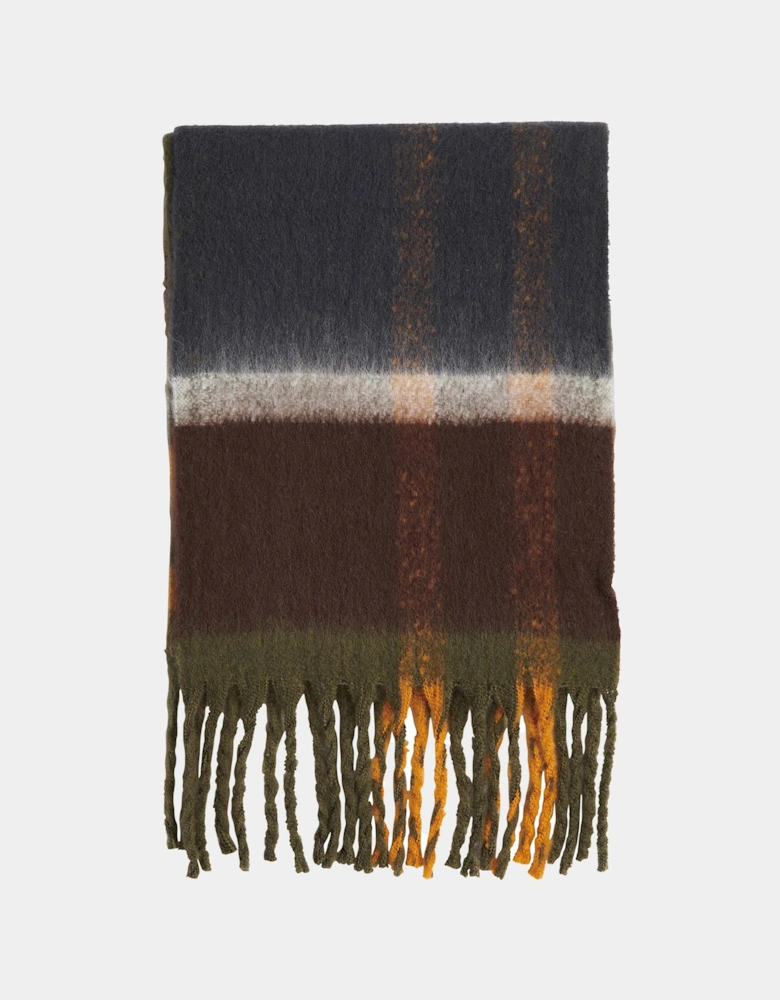 Isla Tartan Womens Boucle Scarf - Classic
