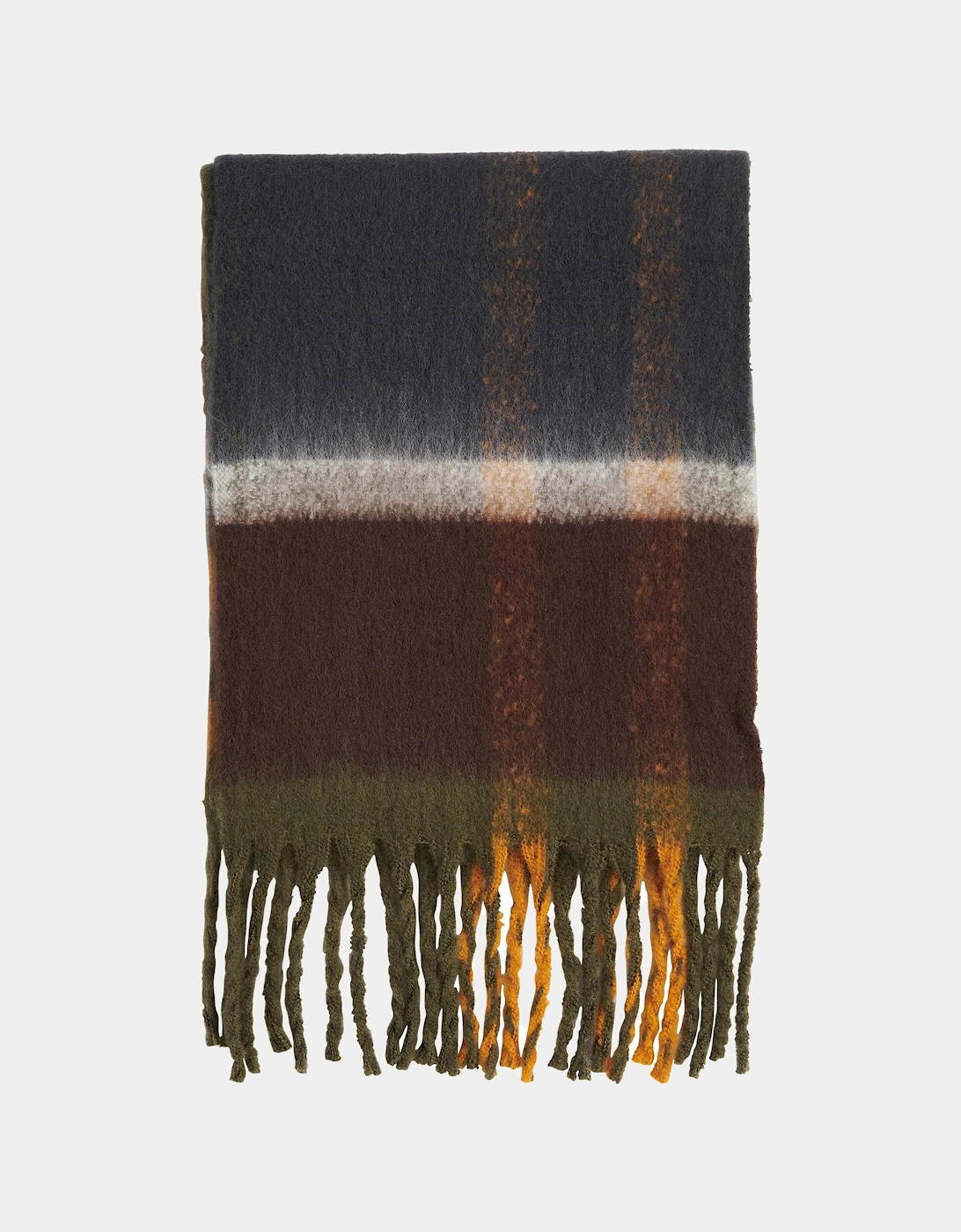 Isla Tartan Womens Boucle Scarf - Classic