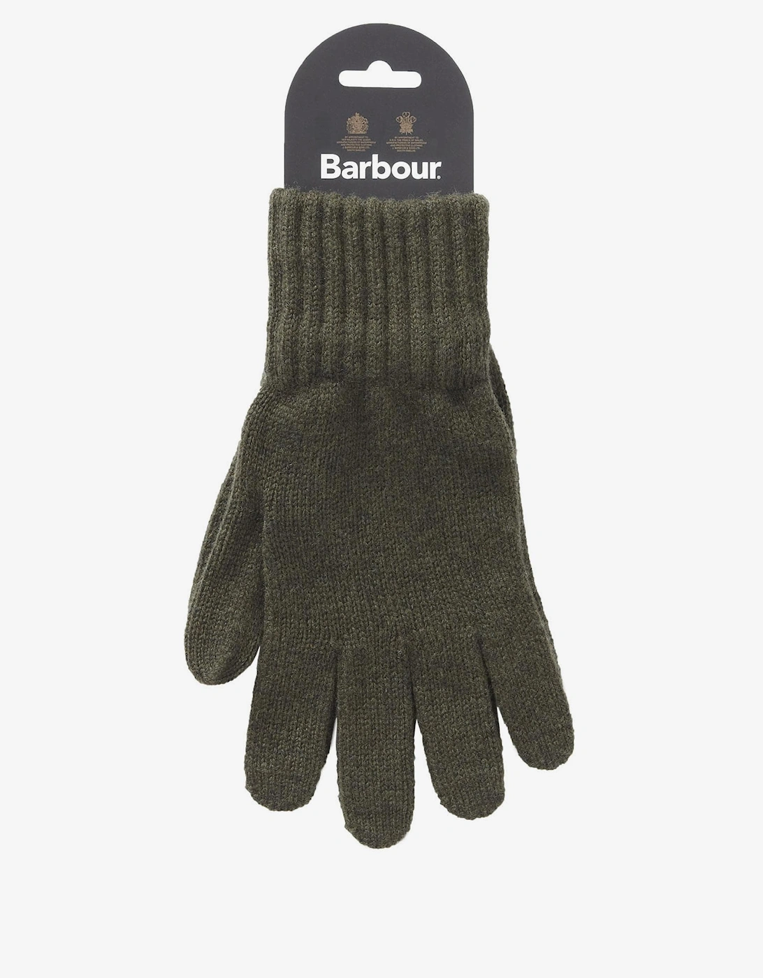 Lambswool Mens Gloves - Olive