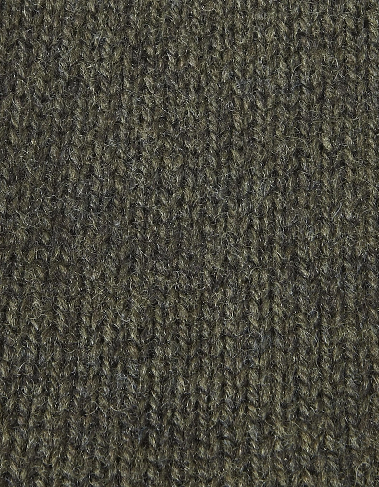 Lambswool Mens Gloves - Olive
