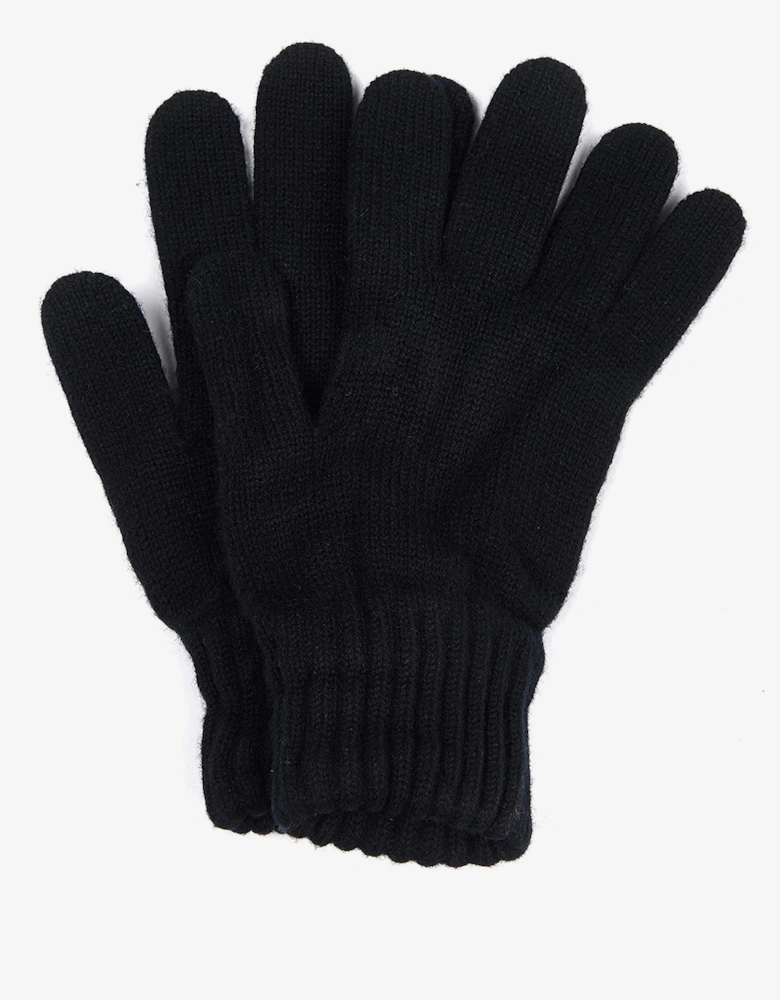 Lambswool Mens Gloves - Black