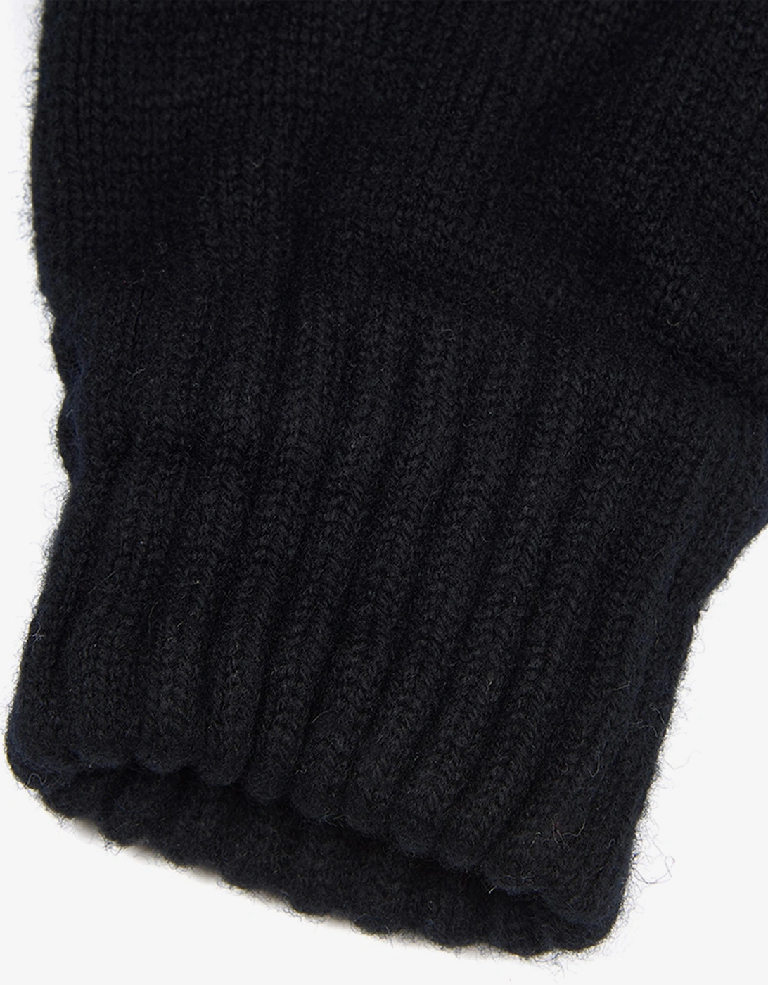 Lambswool Mens Gloves - Black