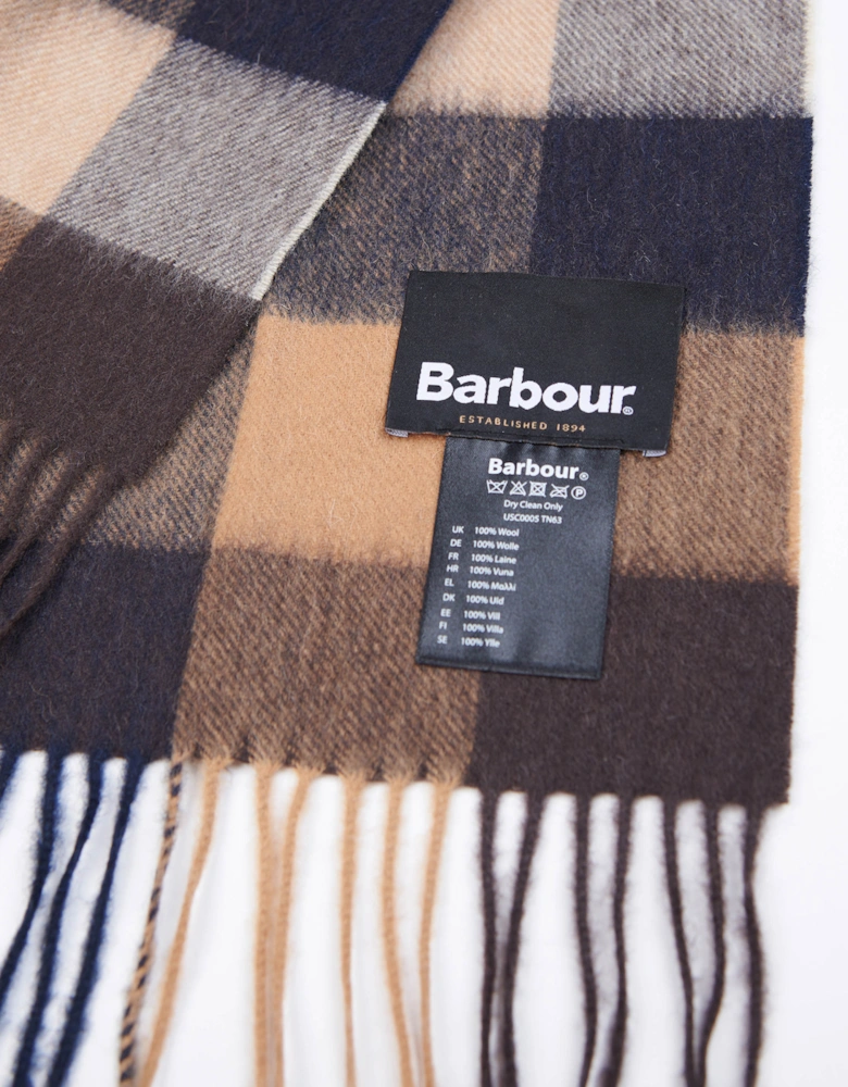 Large Tattersall Lambswool Scarf - Autumn Dress