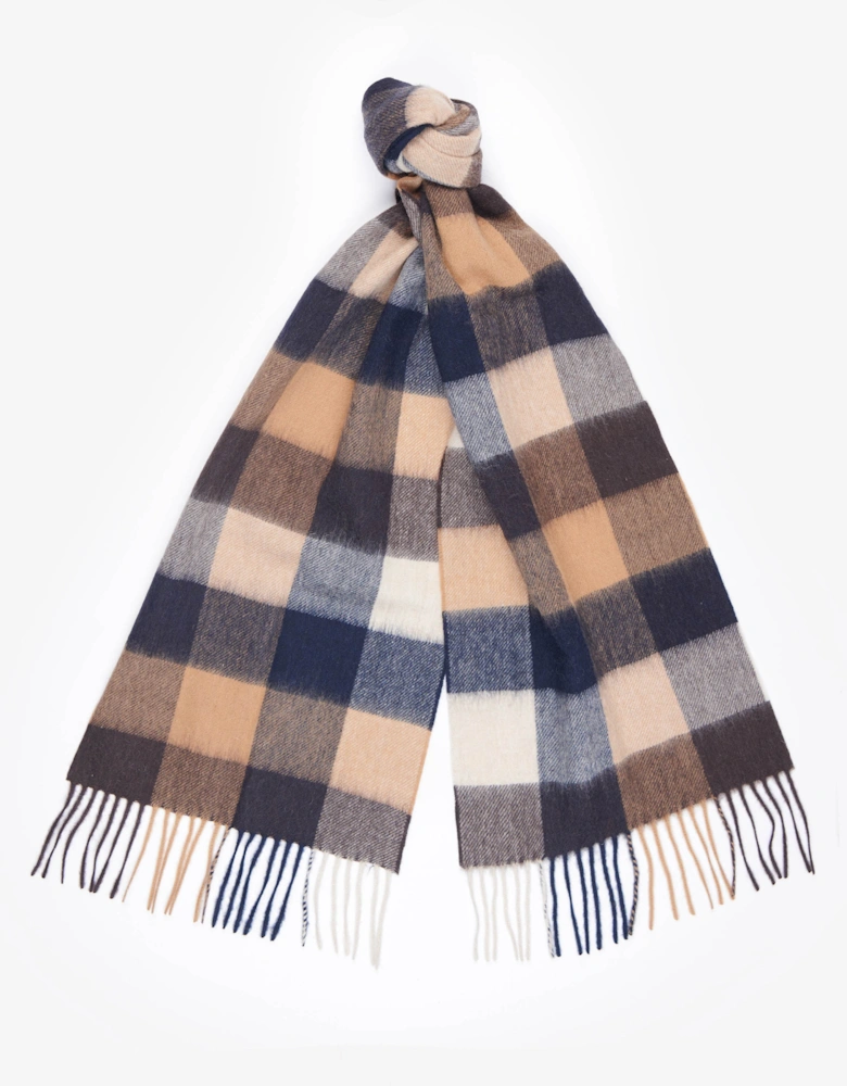 Large Tattersall Lambswool Scarf - Autumn Dress