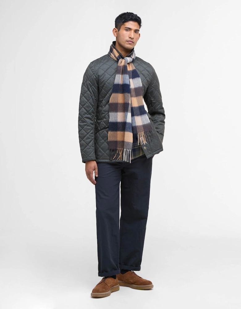 Large Tattersall Lambswool Scarf - Autumn Dress