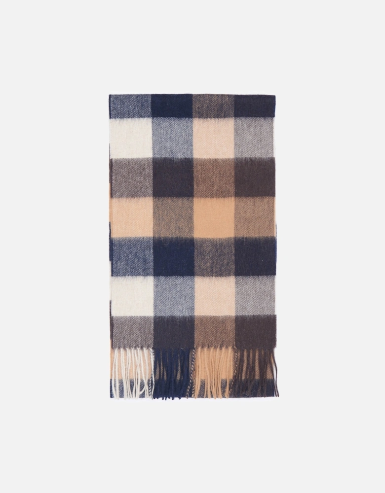 Large Tattersall Lambswool Scarf - Autumn Dress