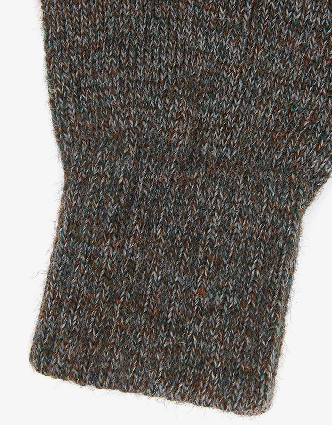 Mens Fingerless Gloves - Green