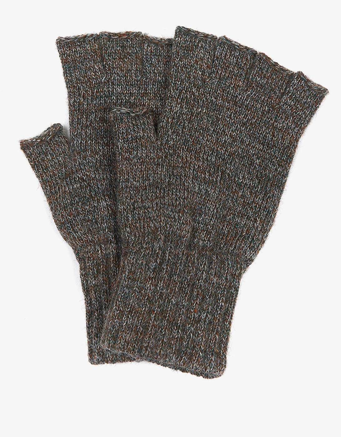 Mens Fingerless Gloves - Green, 5 of 4