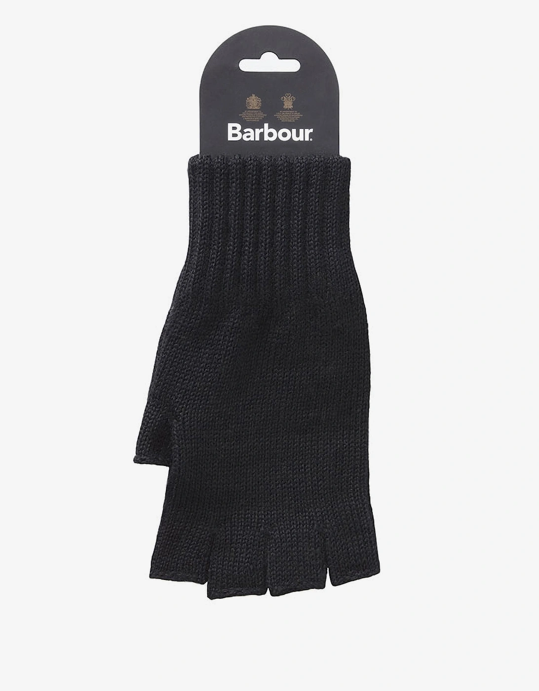Mens Fingerless Gloves - Black
