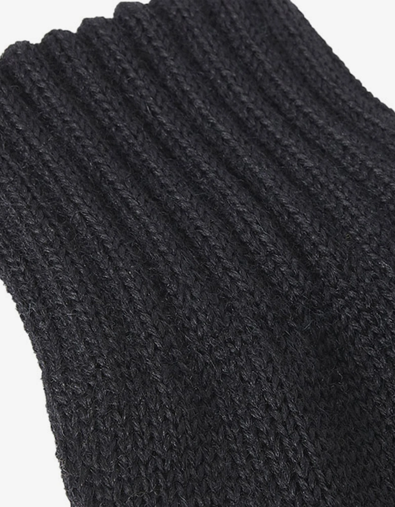 Mens Fingerless Gloves - Black