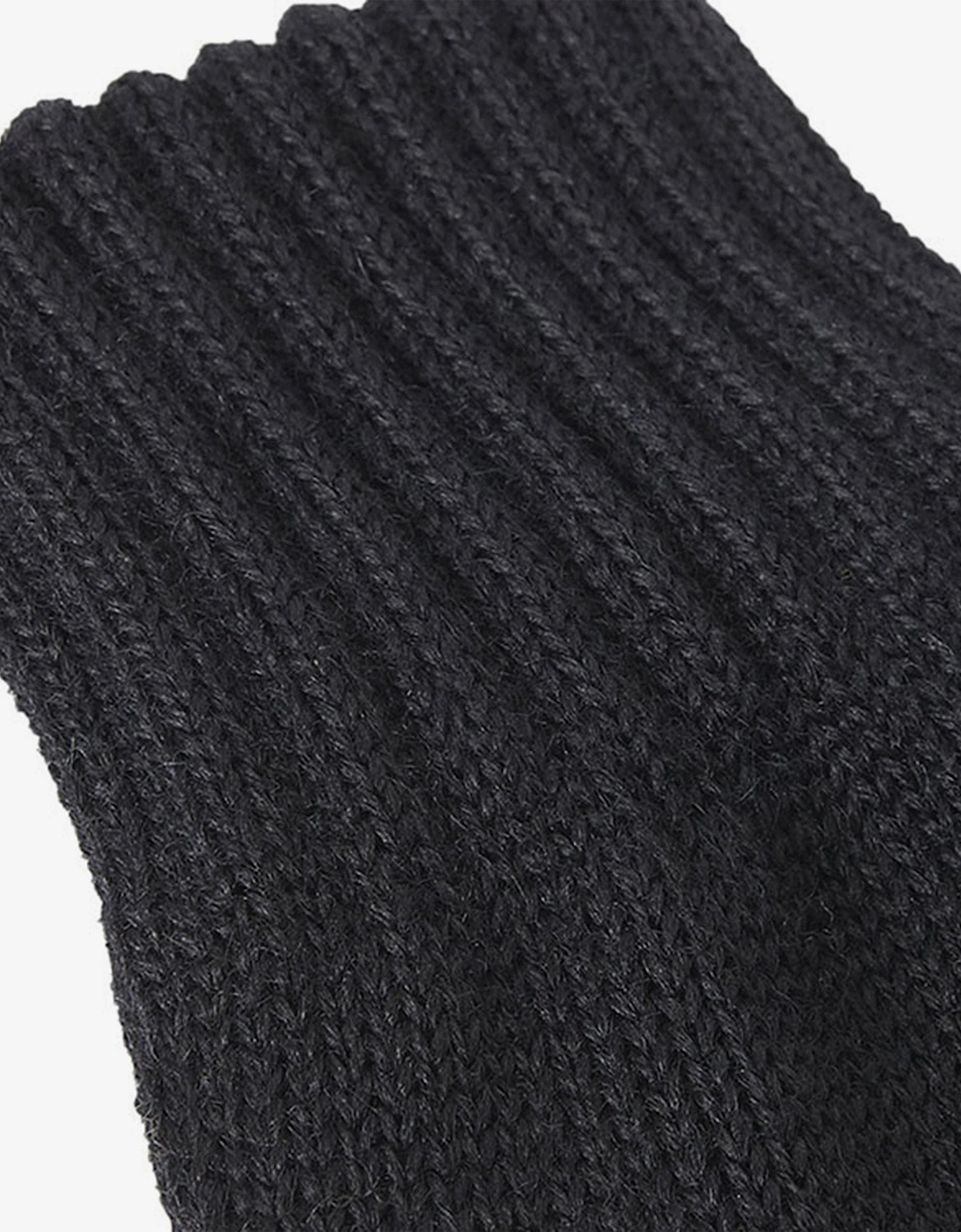 Mens Fingerless Gloves - Black