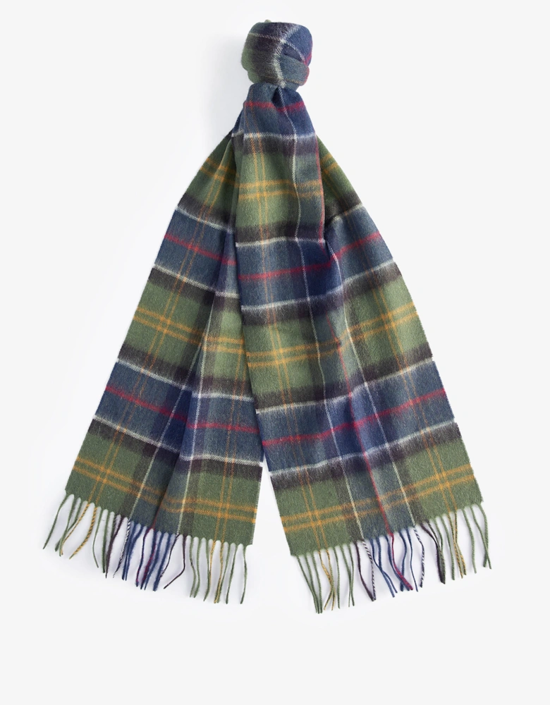 Merino Cashmere Tartan Scarf - Classic