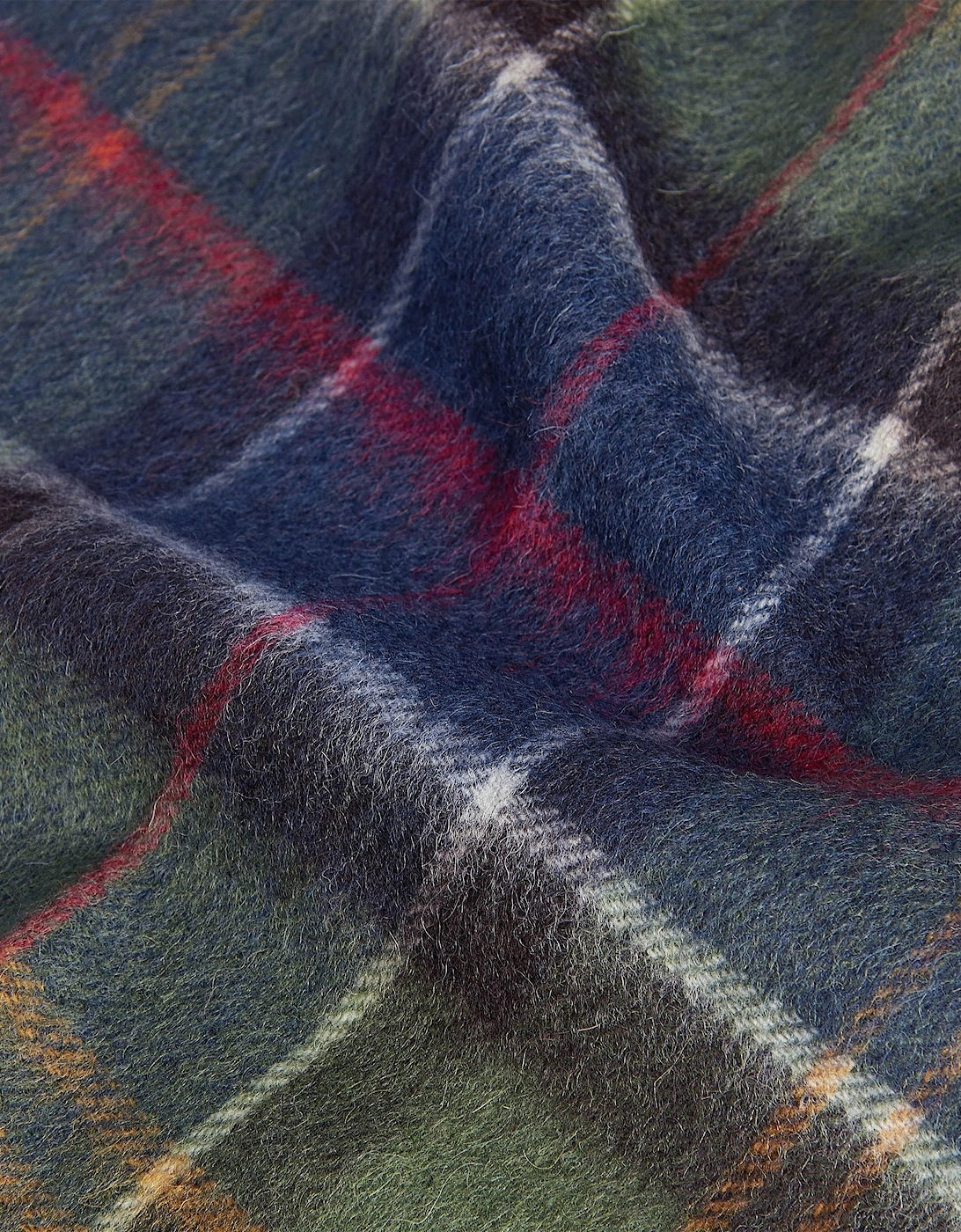 Merino Cashmere Tartan Scarf - Classic