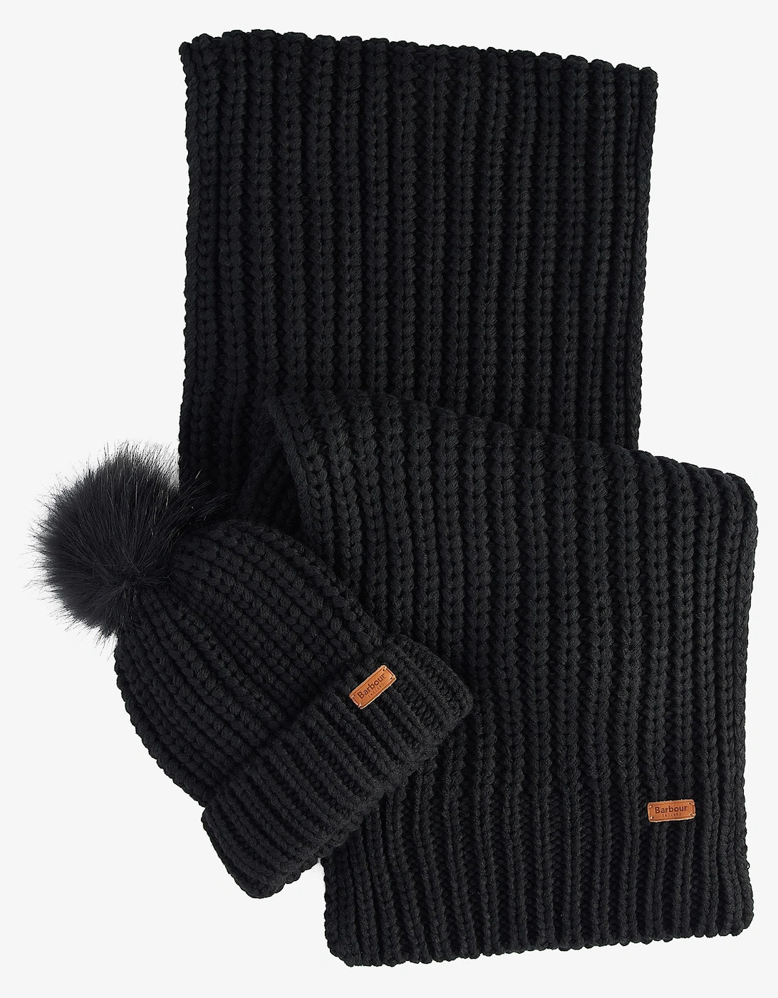 Saltburn Beanie & Scarf Gift Set - Black, 7 of 6