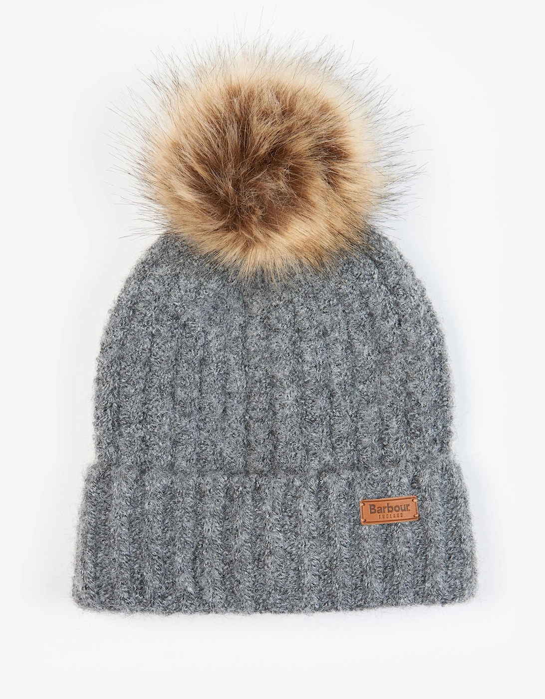Saltburn Beanie & Tartan Scarf Set - Grey Rose