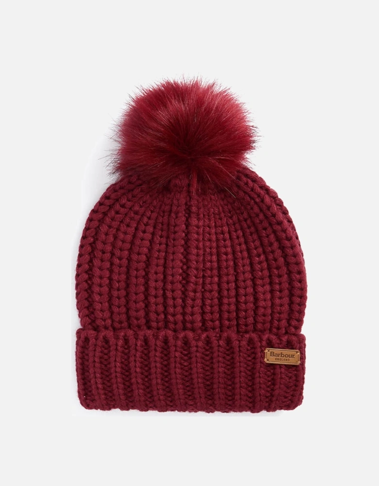 Saltburn Womens Beanie - Biking Red