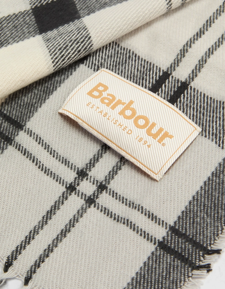 Saltburn Beanie & Tartan Scarf Set - Ancient Loden/Dk Green