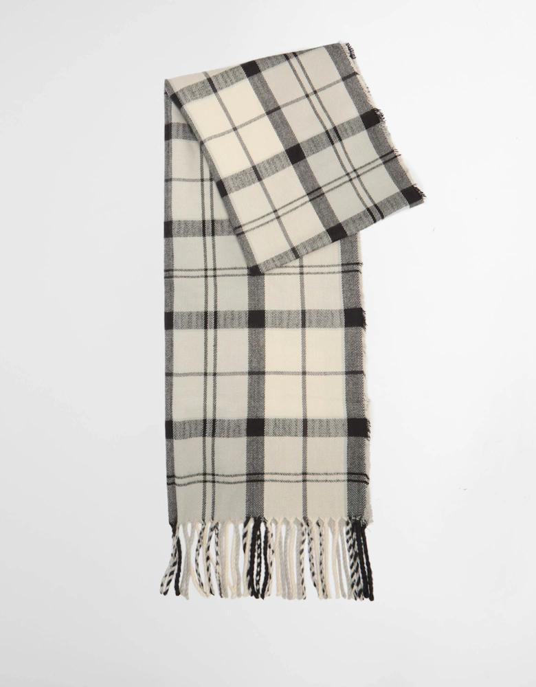 Saltburn Beanie & Tartan Scarf Set - Ancient Loden/Dk Green