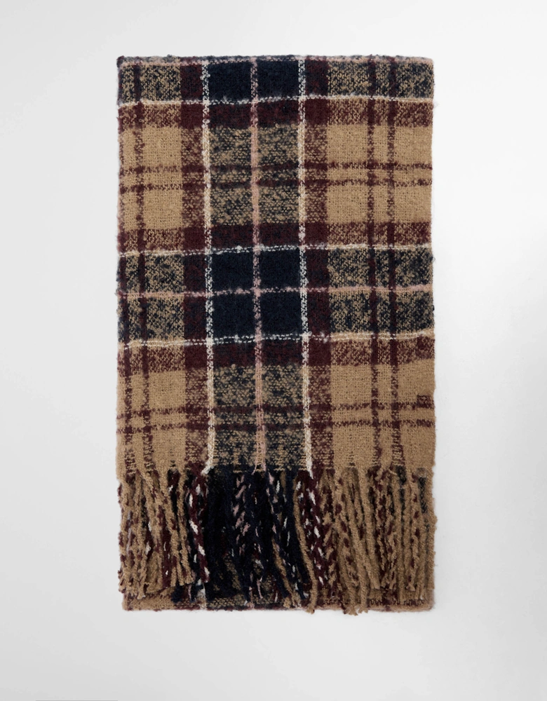 Saltburn Beanie & Tartan Scarf Set - Gardenia Tartan