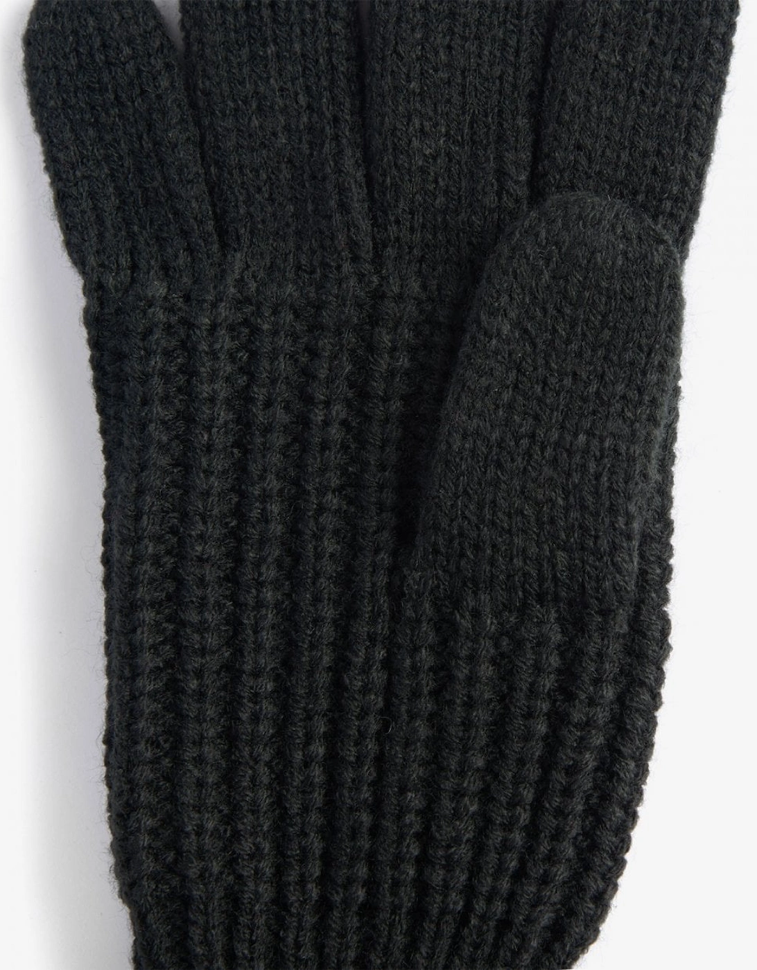 Saltburn Womens Knitted Gloves - Black