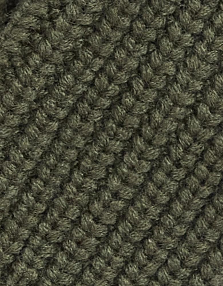Saltburn Womens Knitted Gloves - Olive