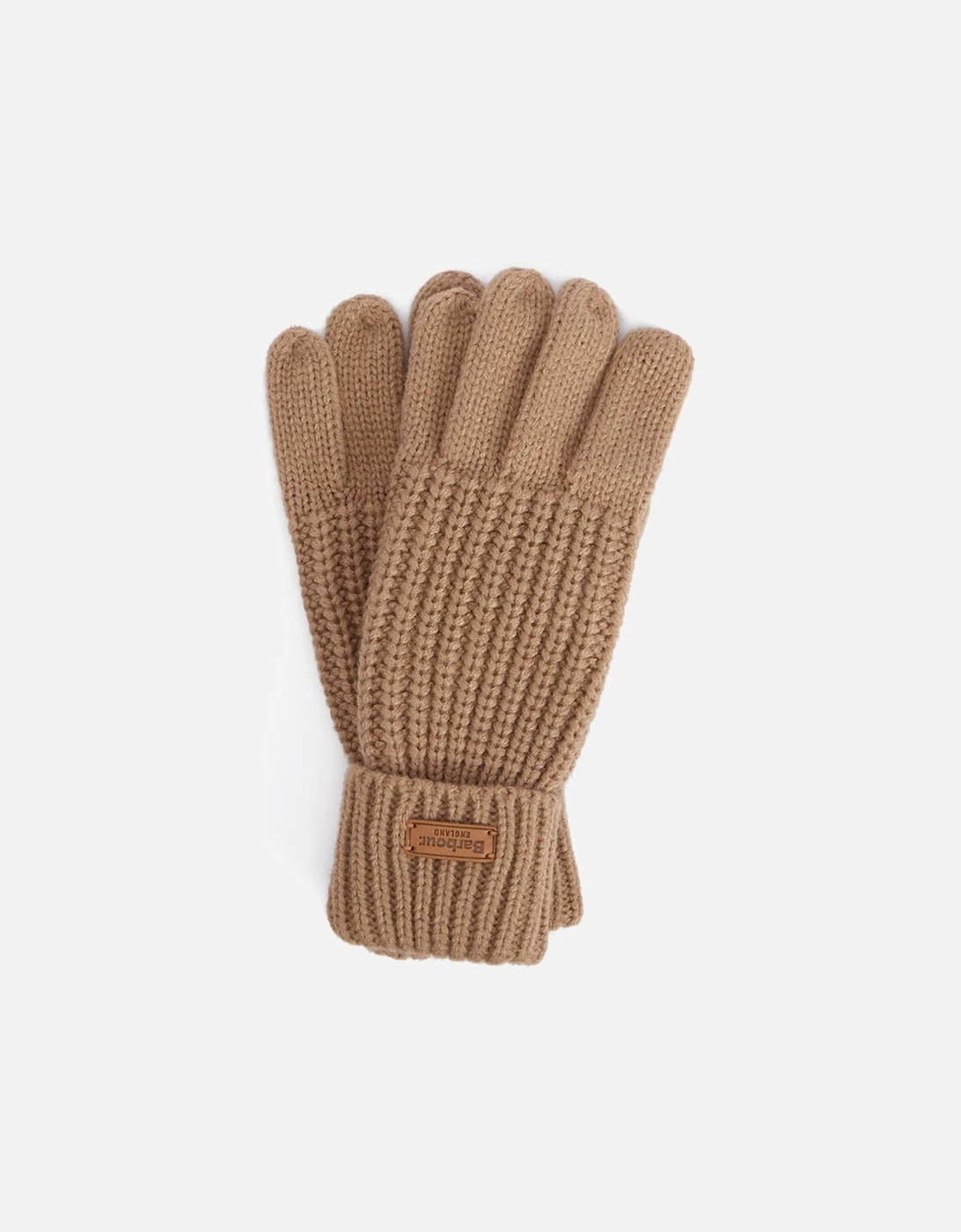 Saltburn Womens Knitted Gloves - Mink, 2 of 1
