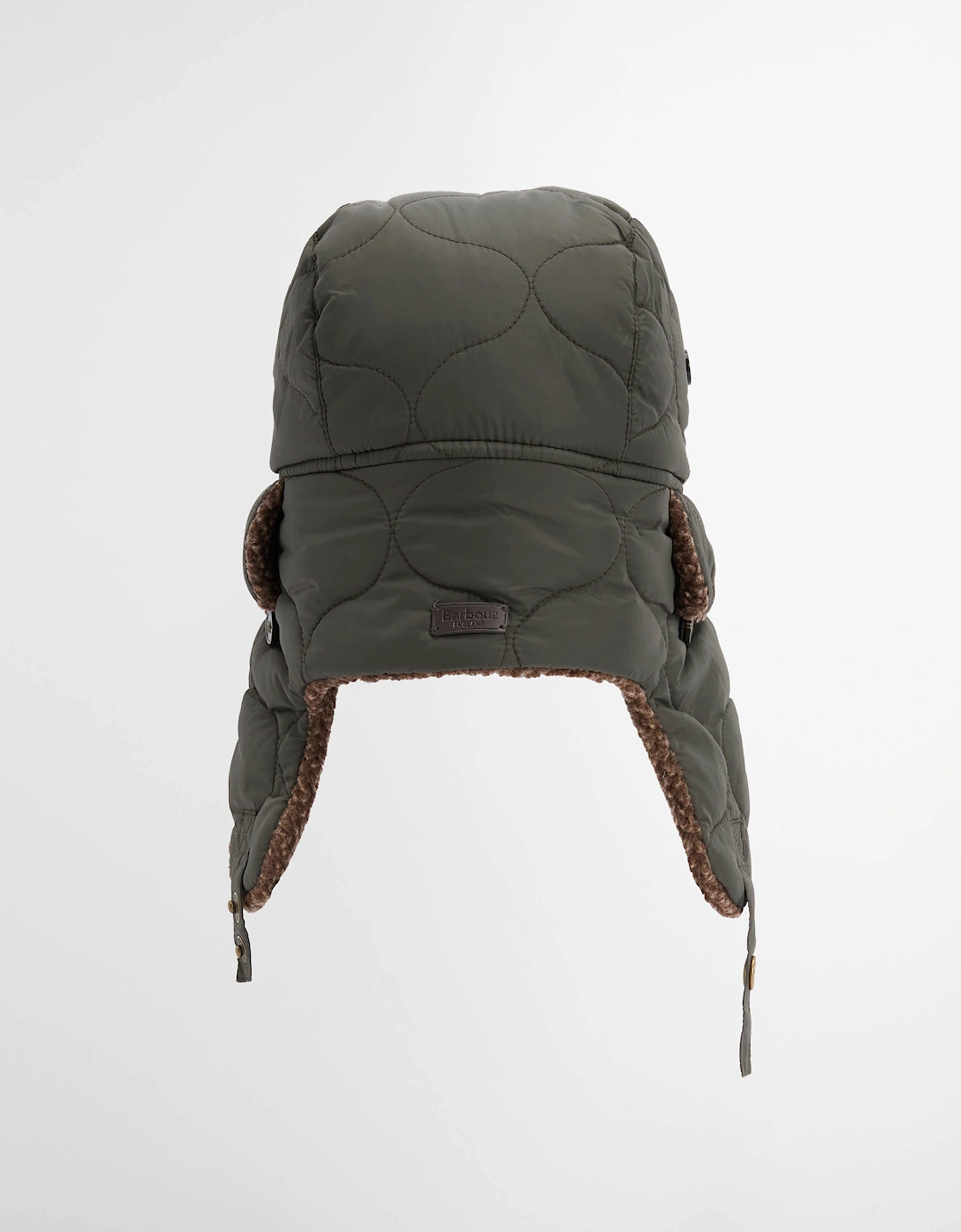 Sandbay Quilted Mens Trapper - Olive