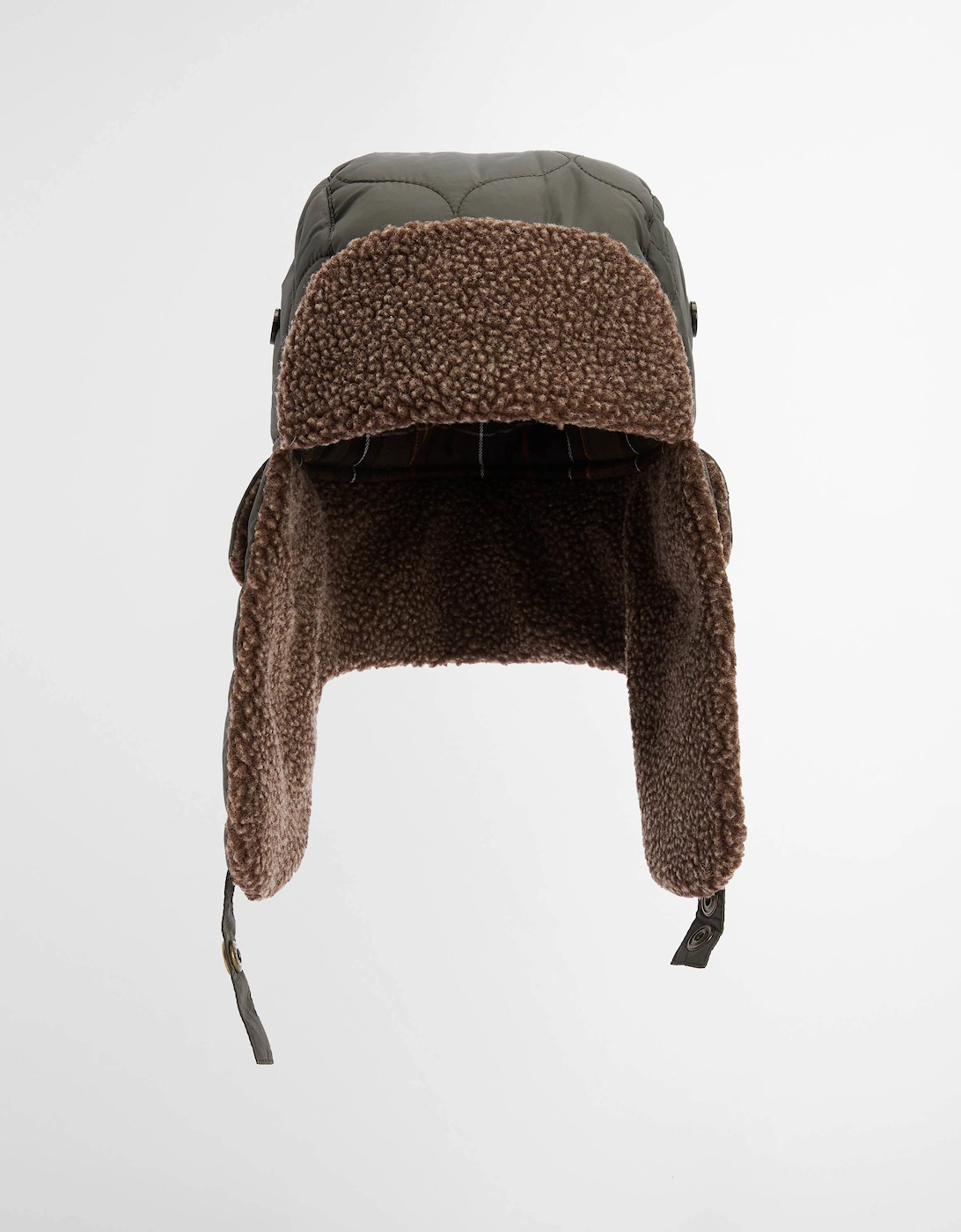 Sandbay Quilted Mens Trapper - Olive