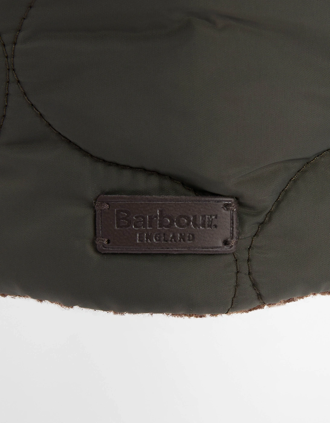 Sandbay Quilted Mens Trapper - Olive