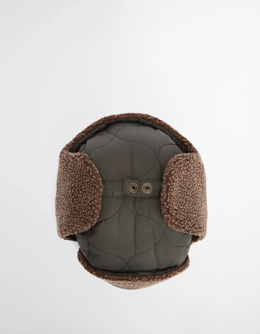 Sandbay Quilted Mens Trapper - Olive