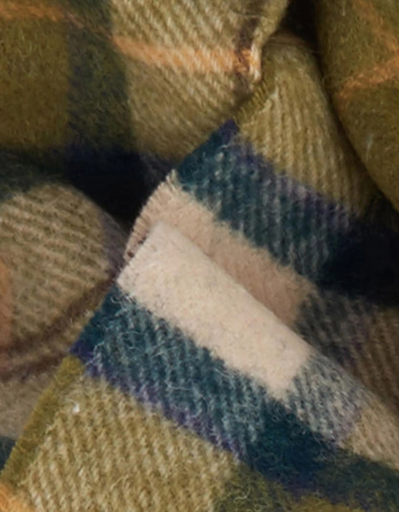 Tartan Unisex Lambswool Scarf - Ancient