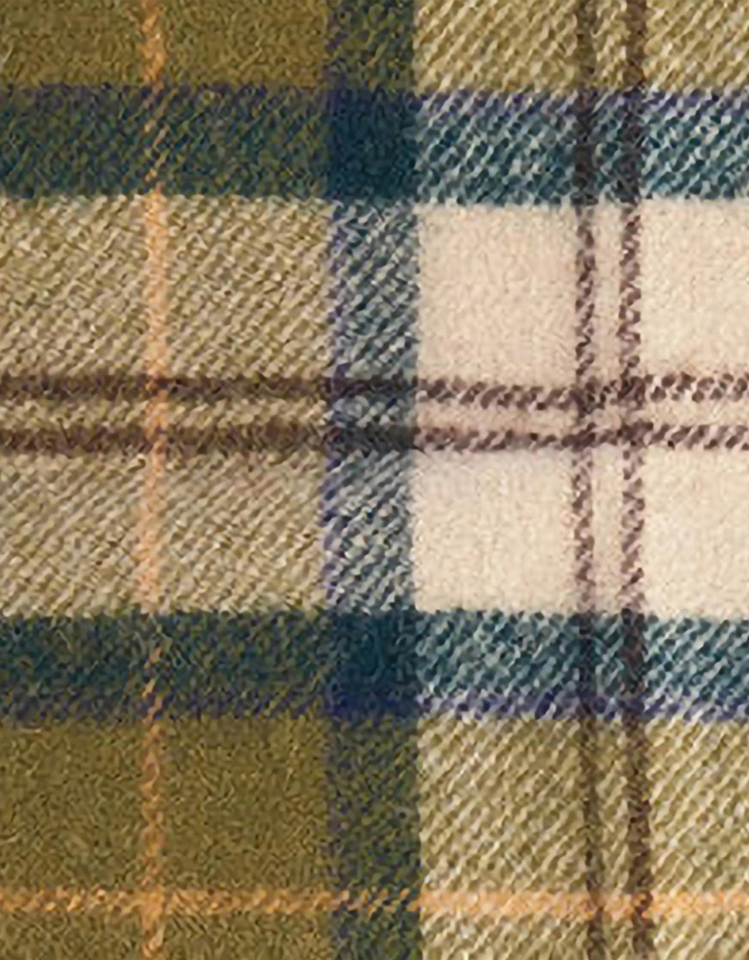Tartan Unisex Lambswool Scarf - Ancient