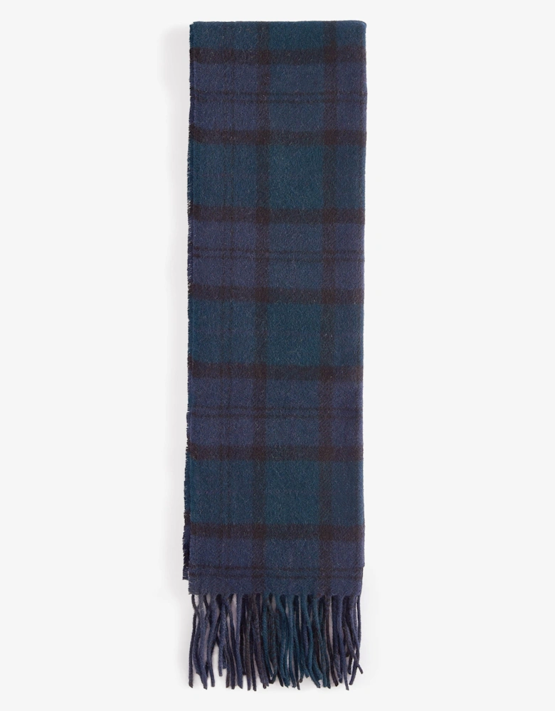 Tartan Unisex Lambswool Scarf - Black Watch