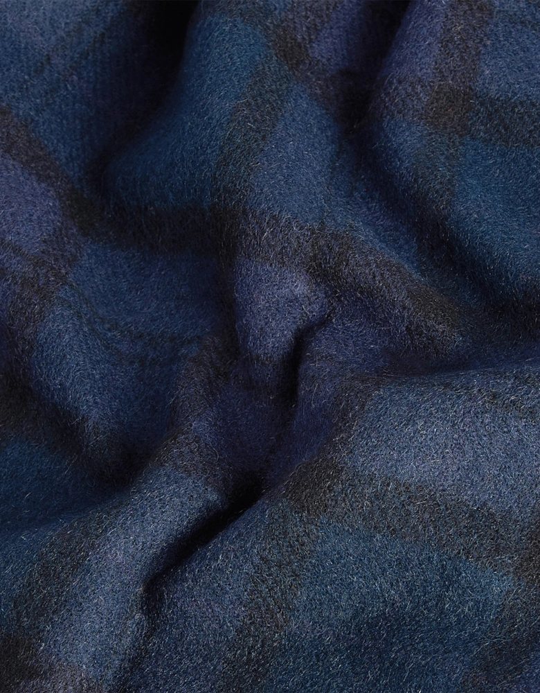 Tartan Unisex Lambswool Scarf - Black Watch