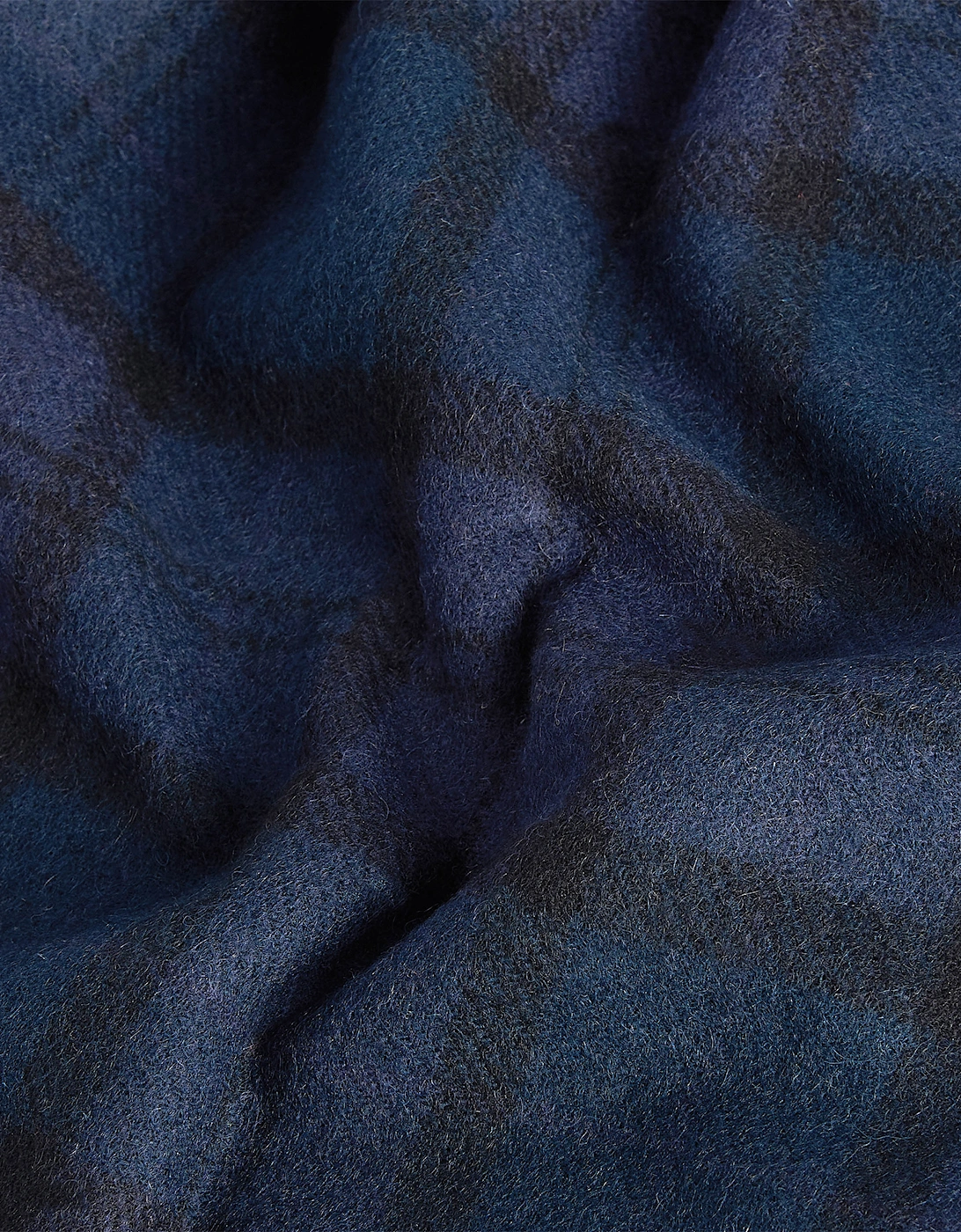 Tartan Unisex Lambswool Scarf - Black Watch