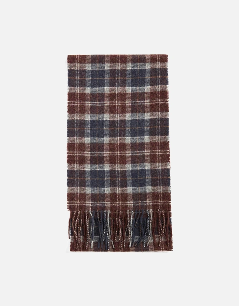 Tartan Unisex Lambswool Scarf - Midnight Oak Tartan