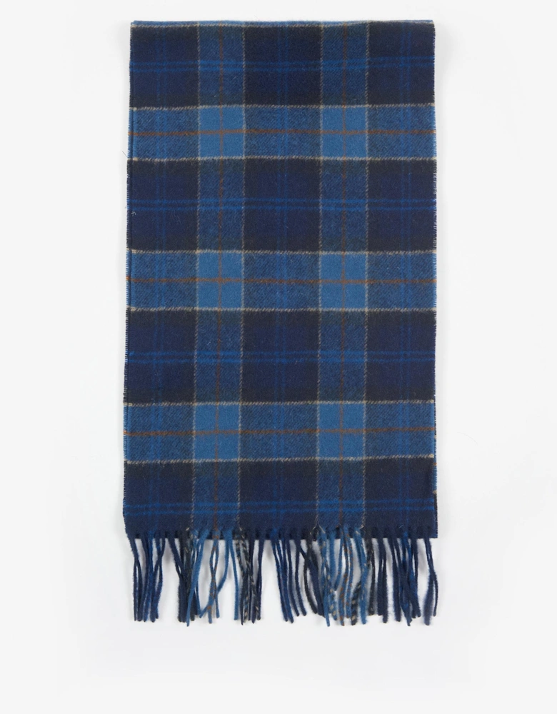 Tartan Unisex Lambswool Scarf - Midnight
