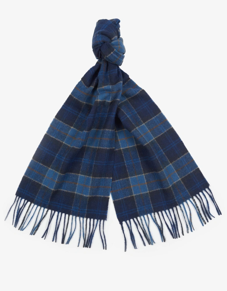 Tartan Unisex Lambswool Scarf - Midnight