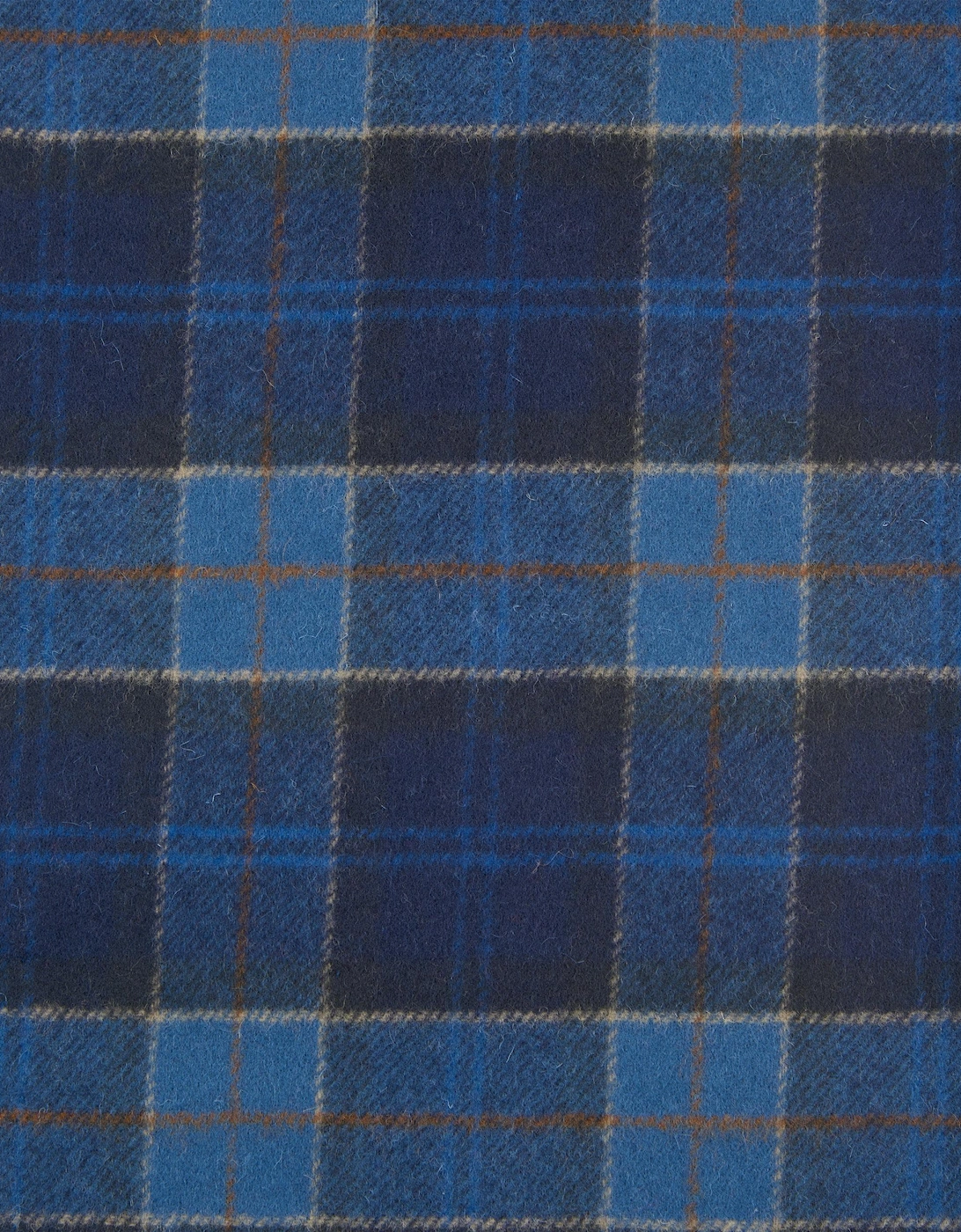 Tartan Unisex Lambswool Scarf - Midnight