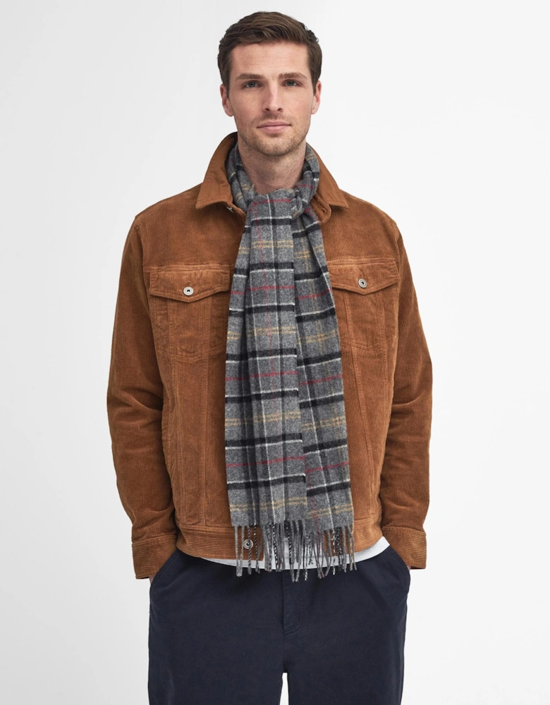 Tartan Unisex Lambswool Scarf - Modern