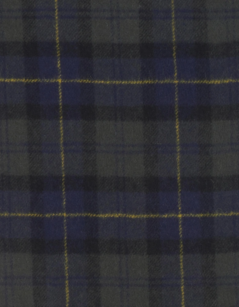 Tartan Unisex Lambswool Scarf - Olive Night