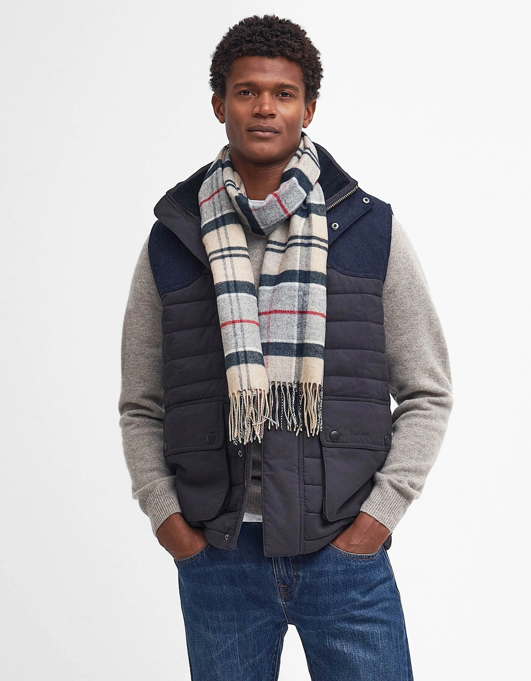 Yaxley Unisex Tartan Scarf - Dress Tartan
