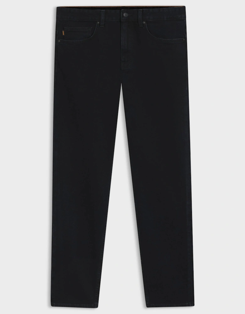 BOSS Orange Delaware Mens Slim-Fit Jeans in Blue Comfort-Stretch Denim  - Dark Blue 404